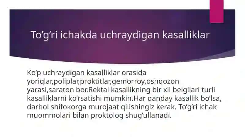 Proktologiya amaliyotida zamonaviy usullar 3