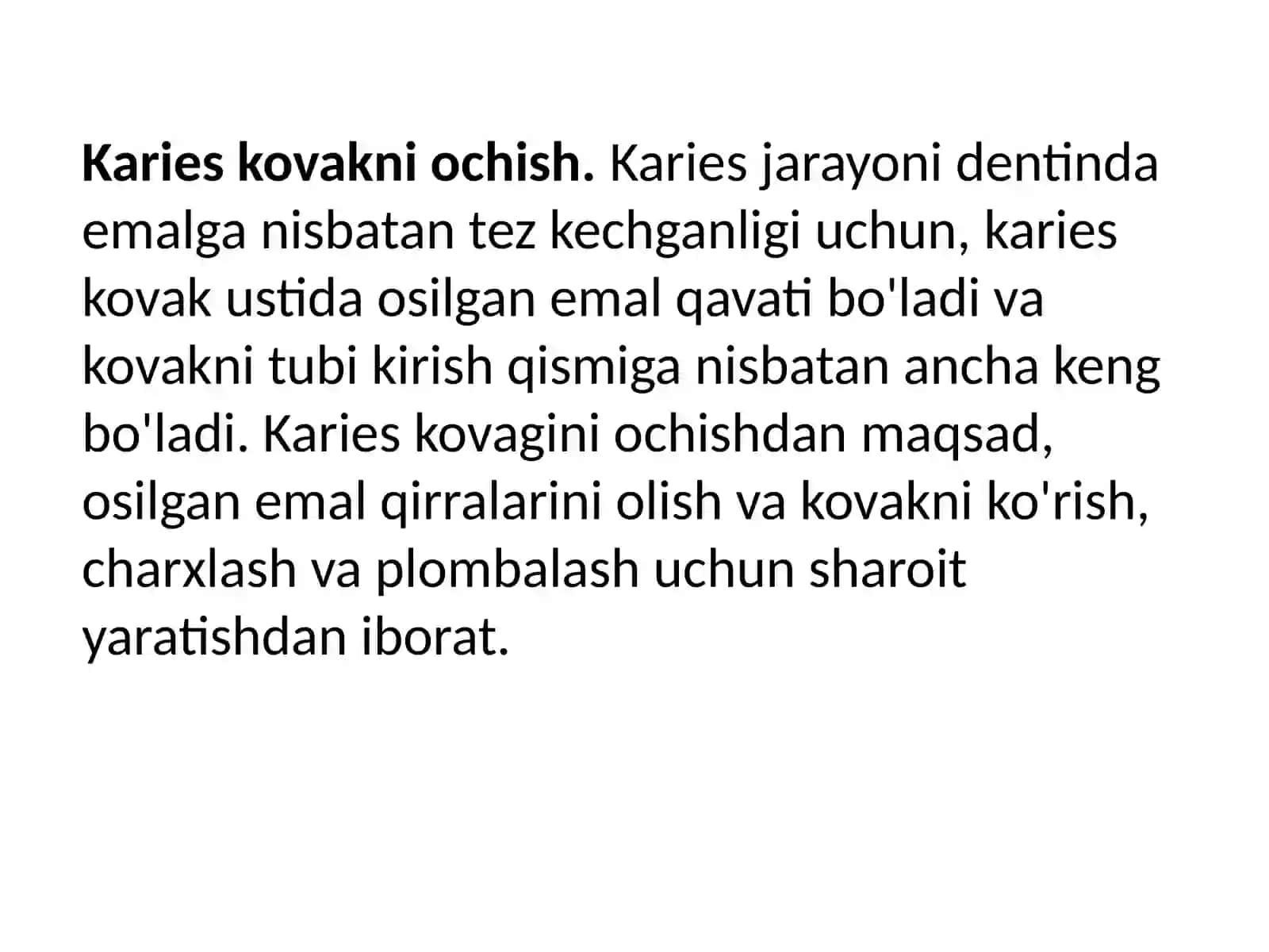 Tishlar restavrasiyasida kompozit plomba ashyolarini klinik qoʻlanilishi 3