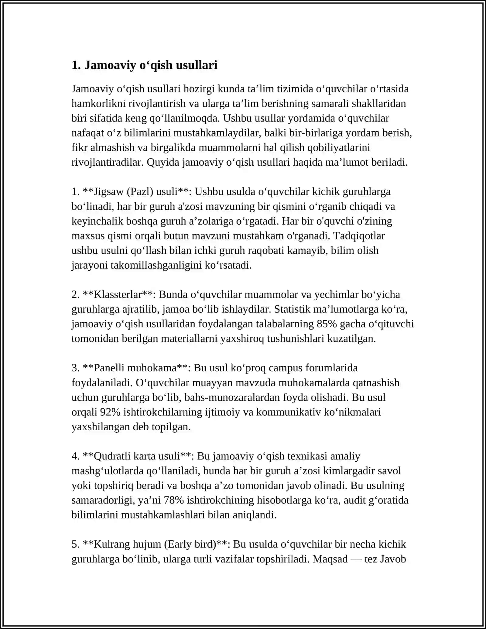 JAMOA IJROCHILIGIDA NOTA O'QISH METODIKASI 3