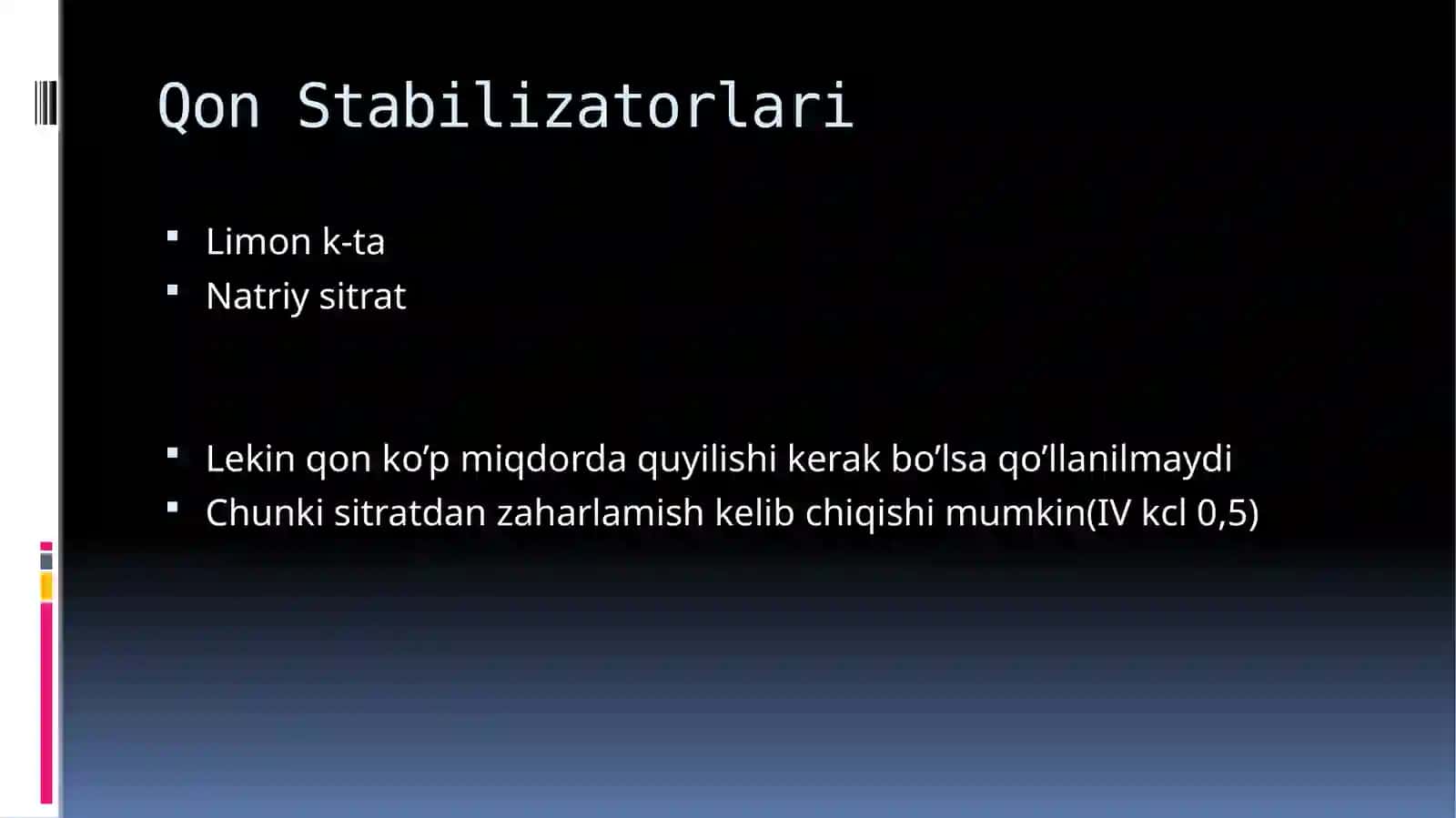 Qonni konservalash, saqlash va qo’llash usullari 3