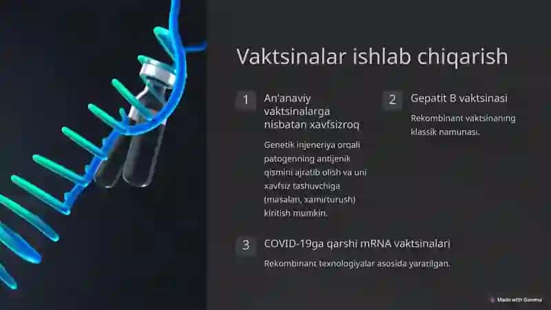 Insulin ishlab chiqarish 3