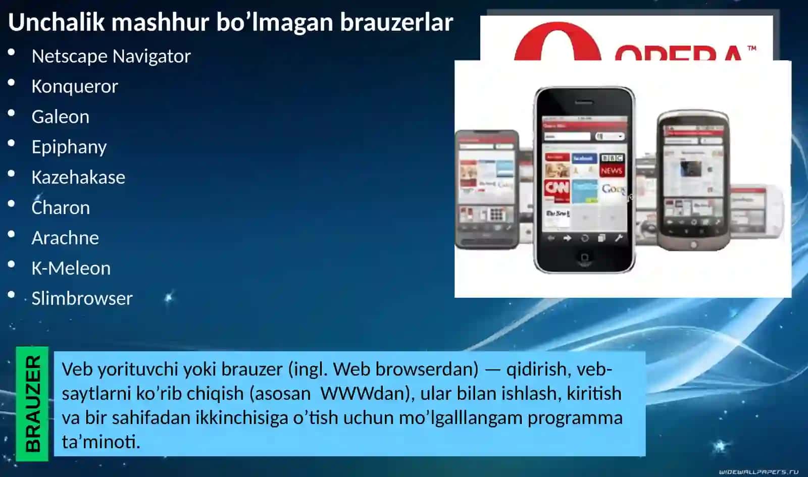 Internetda ishlashni ta’minlovchi programmalar 3