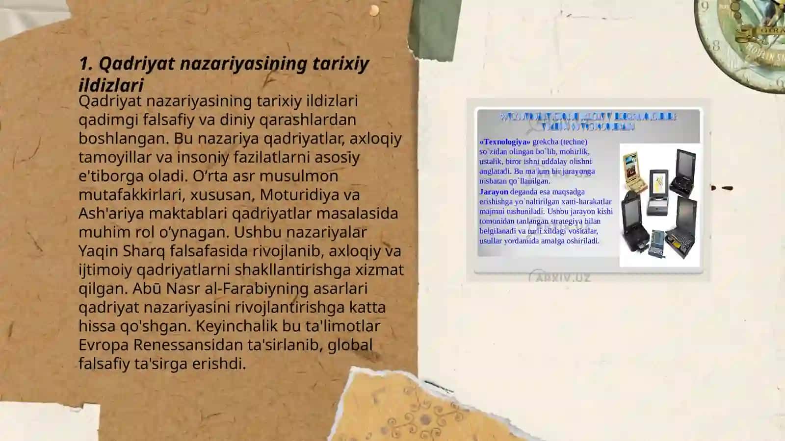 Qadriyat nazariyasining rivojlanish tarixi 3