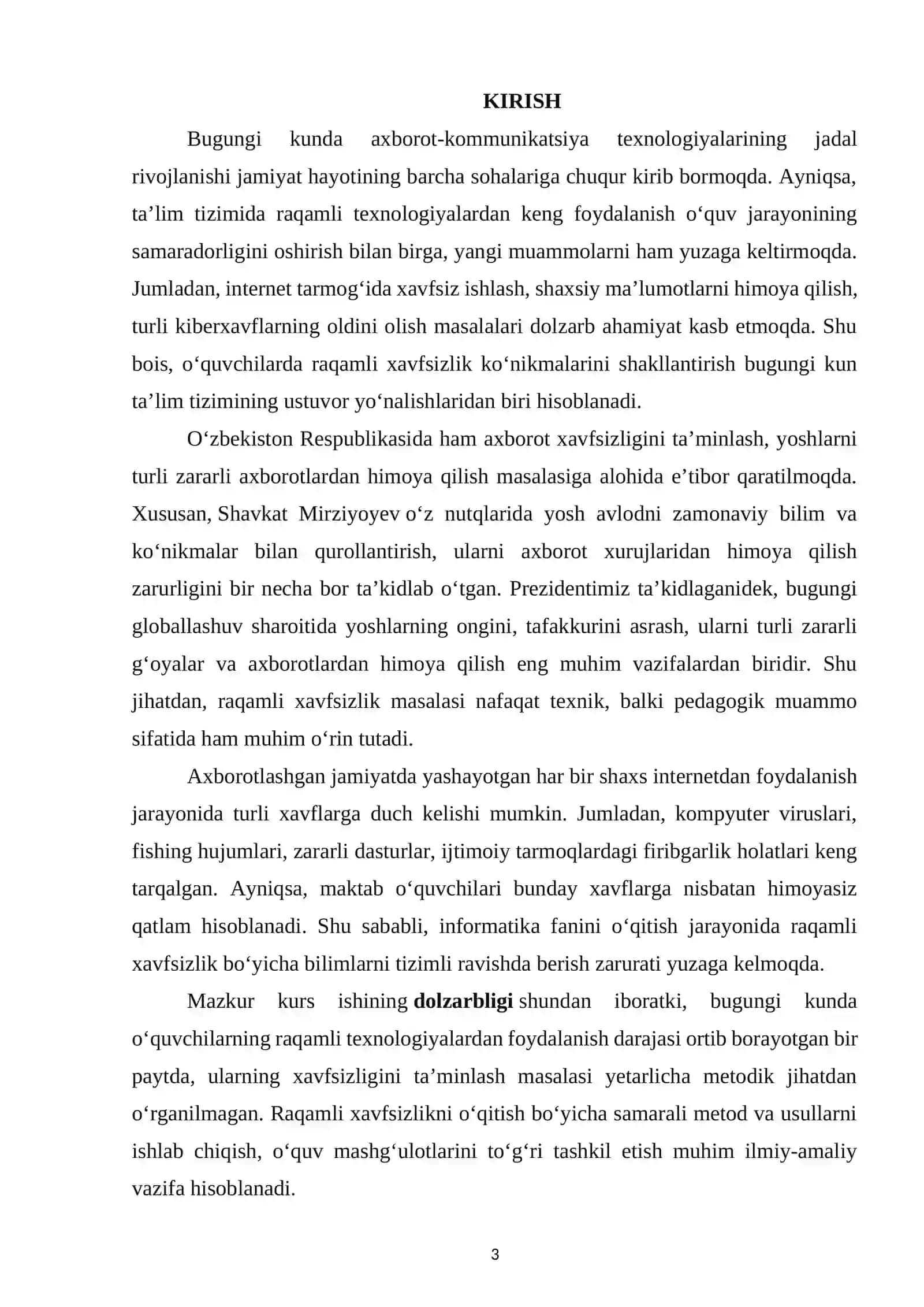 Raqamli xavfsizlik bo‘yicha o‘quv mashg‘ulotlarini tashkil etish 3