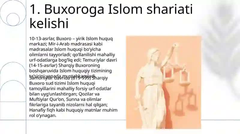 Sharqiy Buxoroda sudlov tizimi va qonunchilik 3
