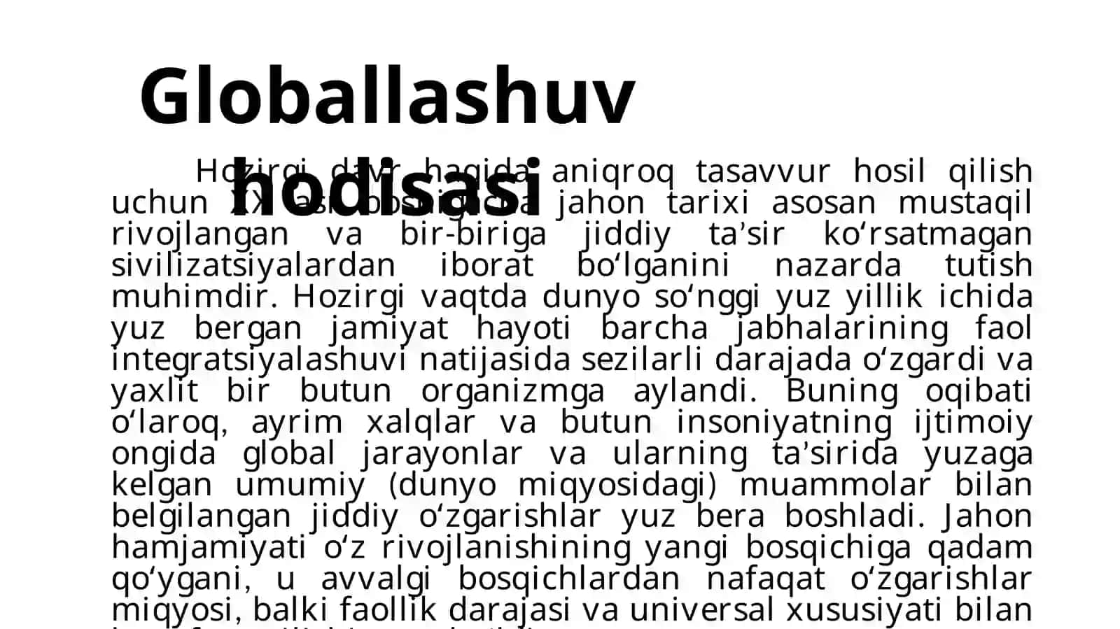 Global jarayonlar va barqaror taraqqiyot falsafasi 3