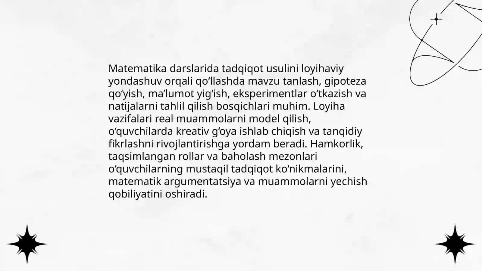 Matematika fanini o‘qitishda tadqiqot,evristik va hamkorlikda o‘rganish metodlaridan foydalanish 3