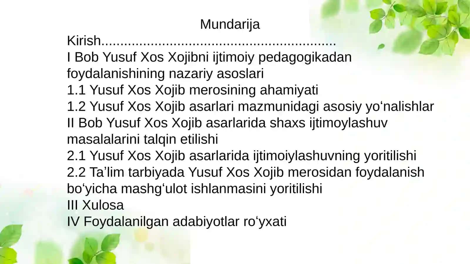 Yusuf Xos Xojib asarlarida ijtimoiylashuv masalalarini talqin etilishi 3