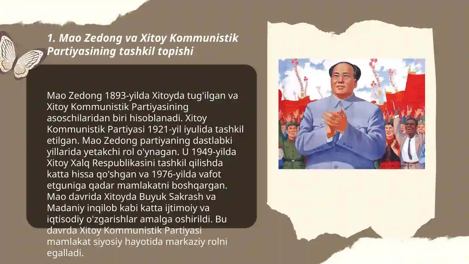 Maozedong Xitoy tarixidagi o'rni 3