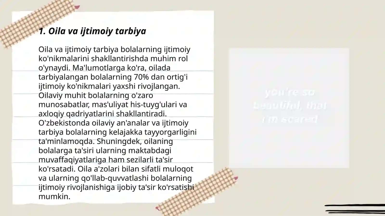 Oila va ijtimoiy tarbiya 3