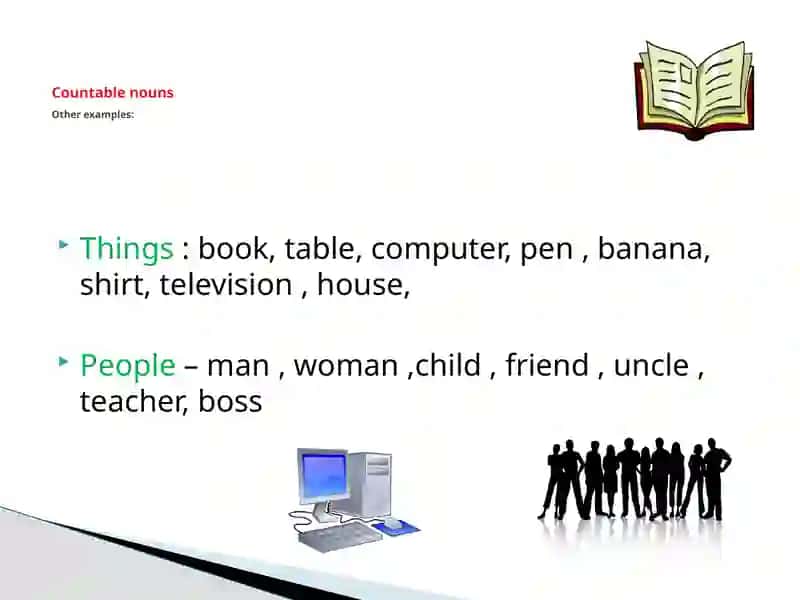 Countable and Uncountable nouns 3