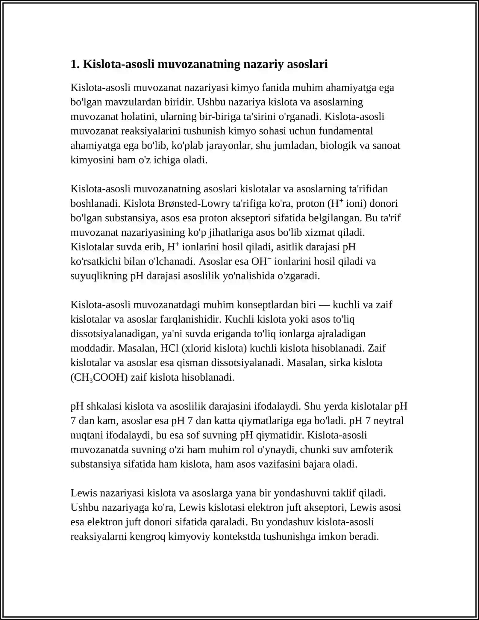 KISLOTA-ASOSLI MUVOZANAT.BUFER SISTEMALAR 3
