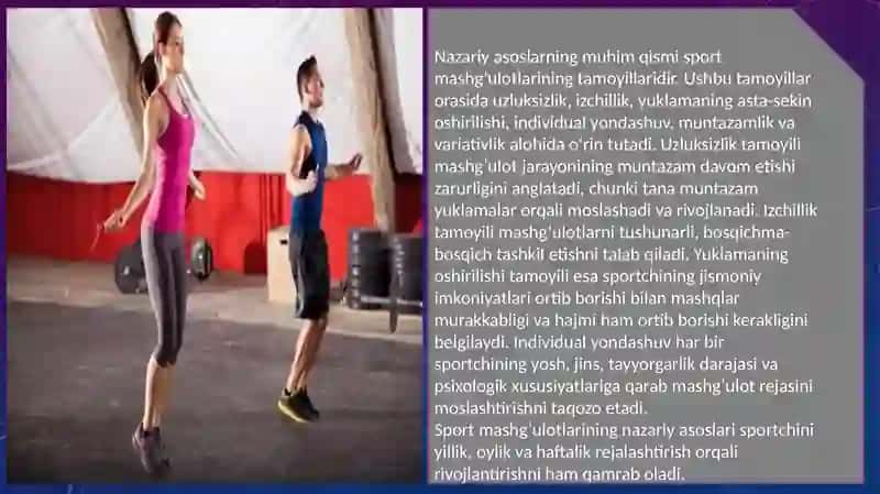 Sport mashg'ulotlarining metodologik asoslari 3