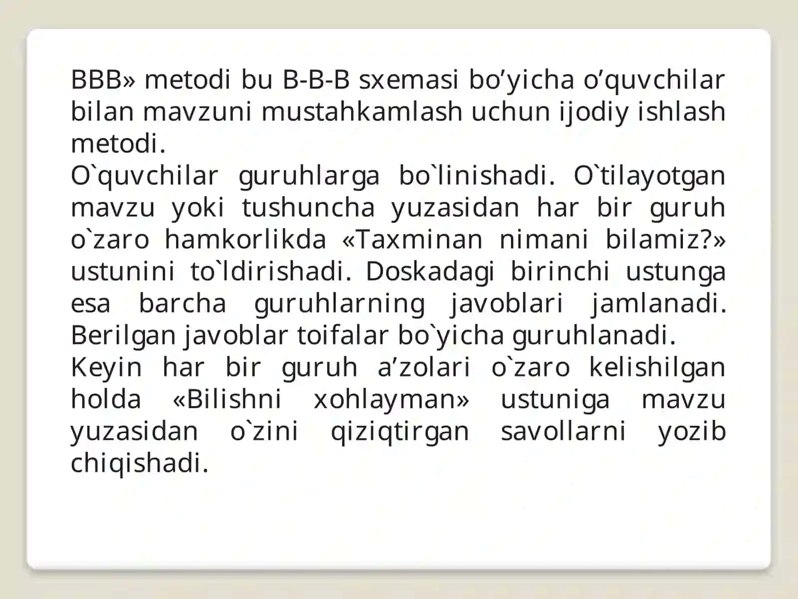 Biologiya o'qitish metodikasi 3