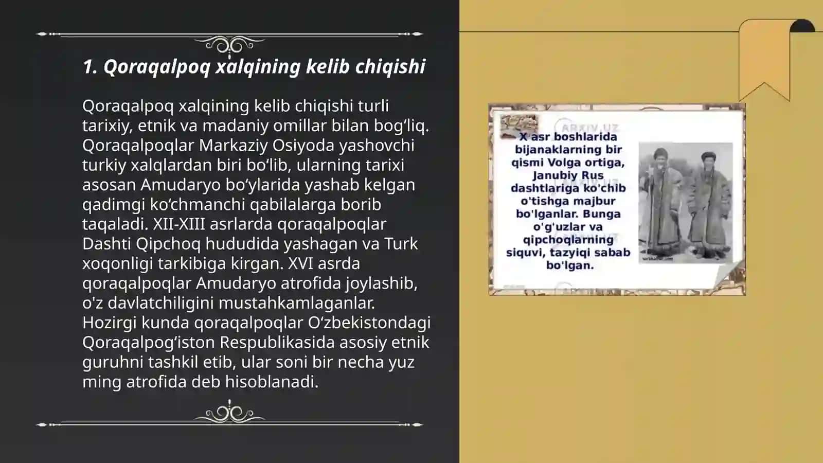 Qoraqalpoq xalqining etnik shakllanishi 3