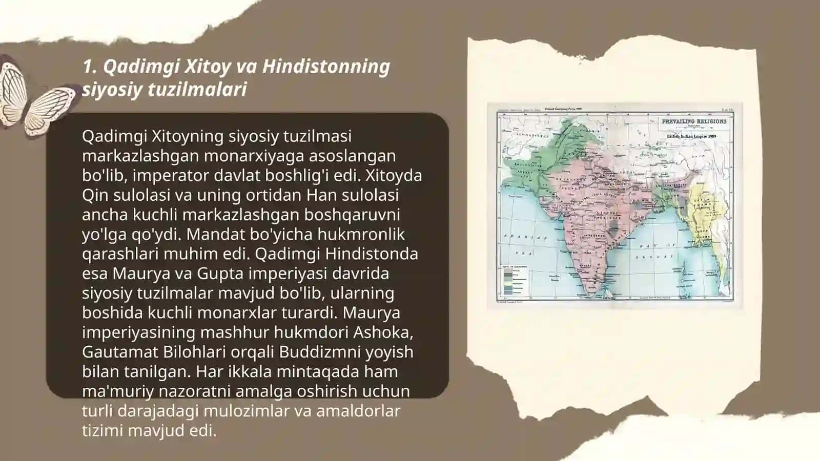 Qadimgi Xitoy va Qadimgi Hindistonda siyosiy mafkuralar 3