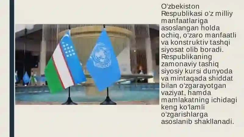 O'zbekistonva Jahon hamjamiyati 3