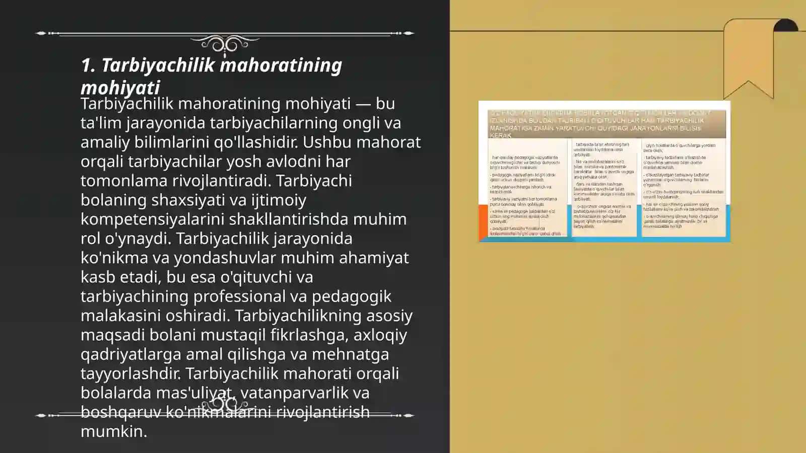 Tarbiyachilik Mahorati 3