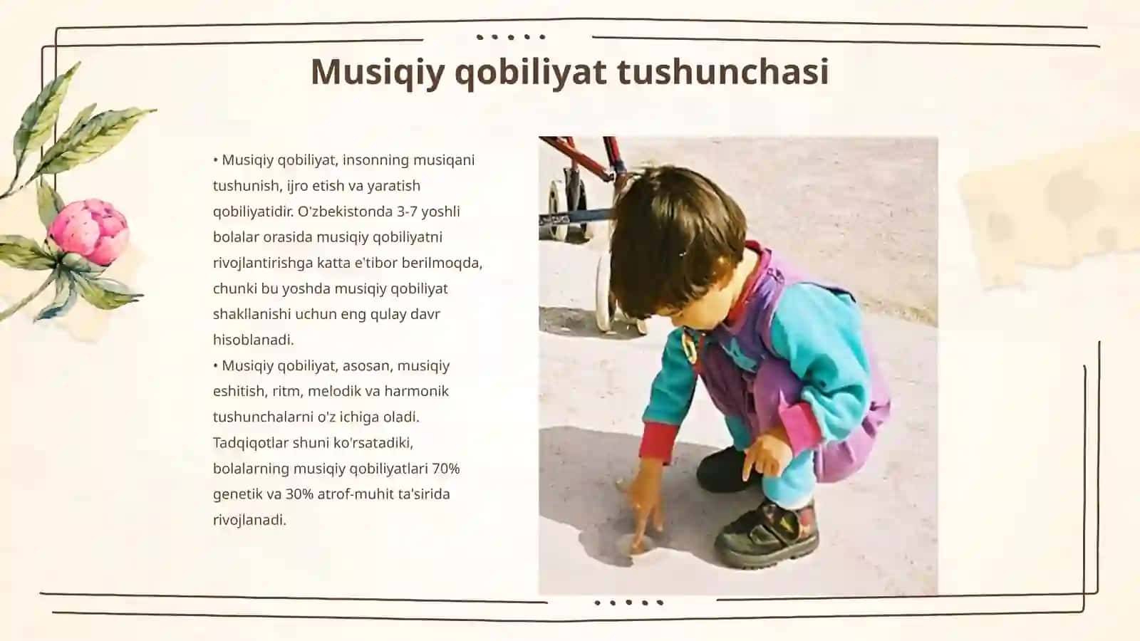 Oilada bolalarning musiqaviy qobilyatini rivojlantirish 3
