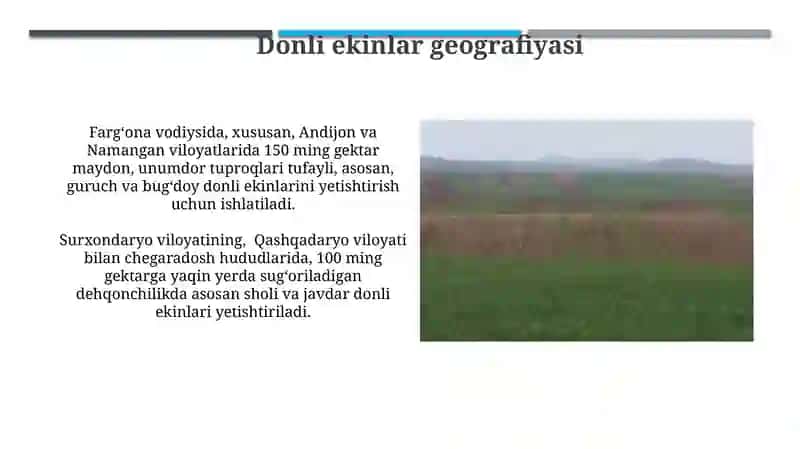 Oʻzbekiston qishloq xoʻjalik geografiyasi 3