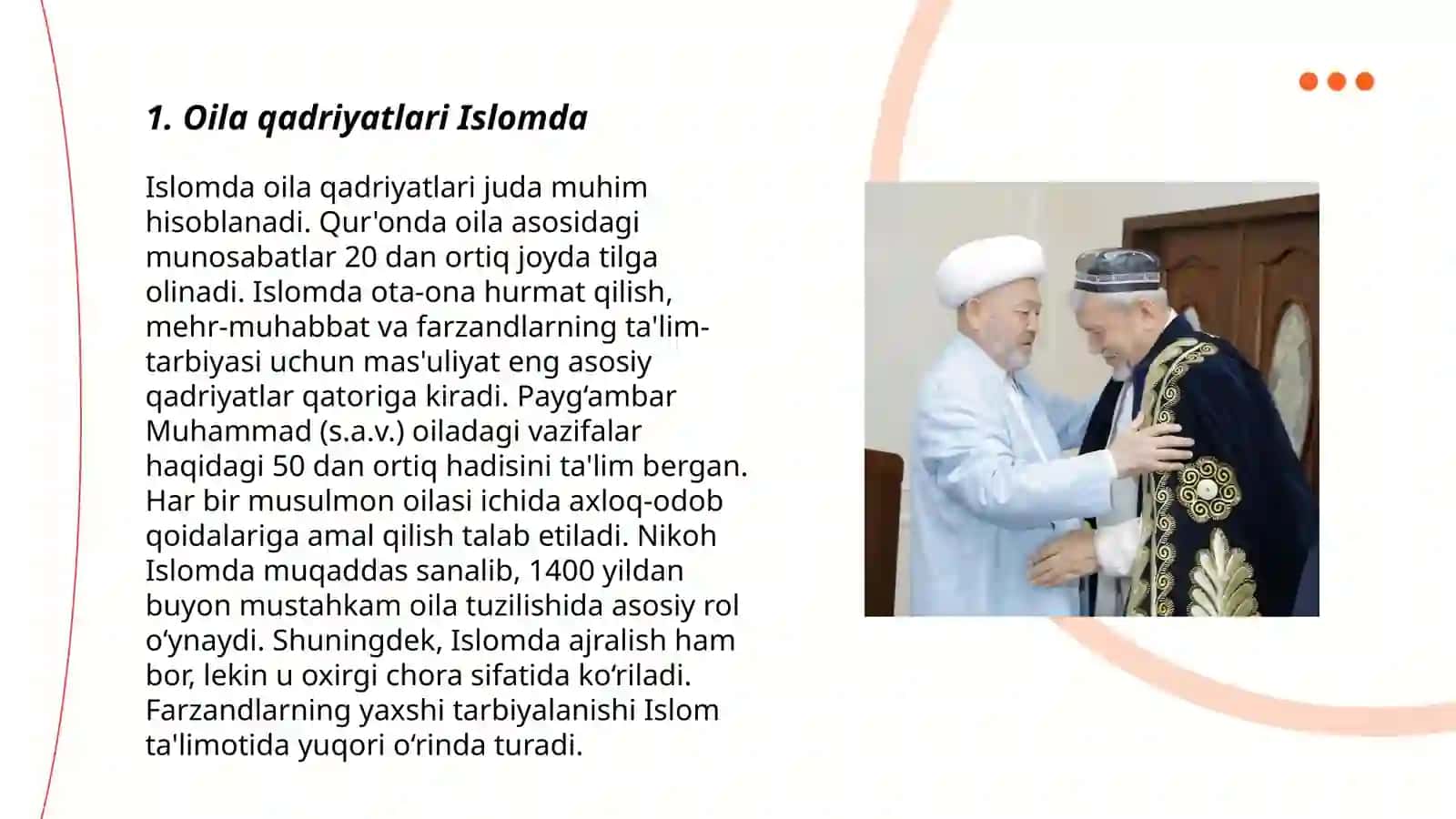 Shayx Muhammad Sodiq Muhammad Yusufning "Baxtiyor oila"asarida islom qadriyatlarning talqini 3