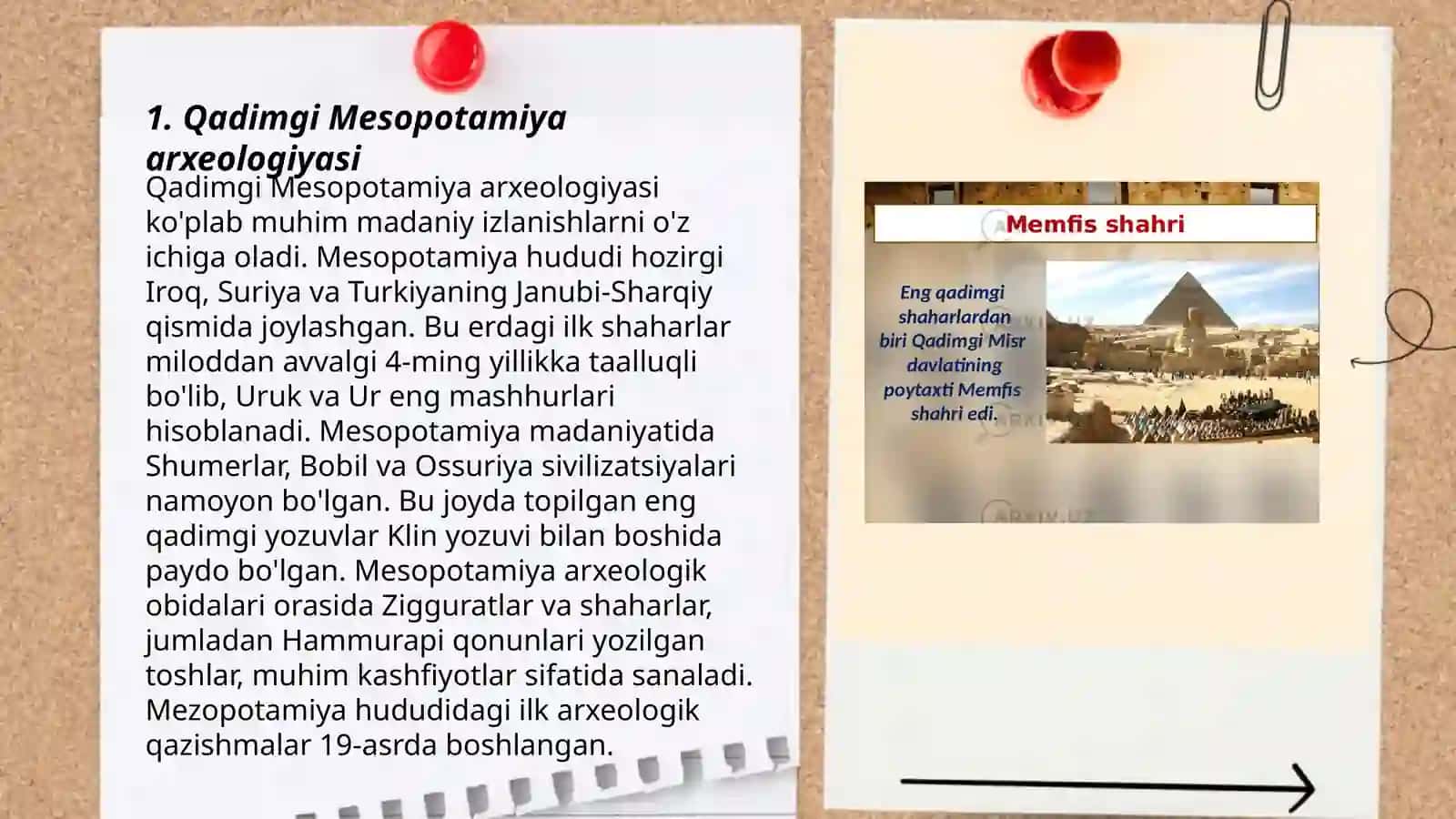 Qadimgi Sharq sivilizatsiyalarini arxeologik o'rganilishi 3