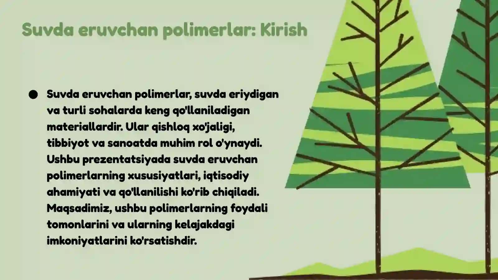 Iqtisodiyot tarmoqlarida suvda eruvchan polimerlardan foydalanish 3