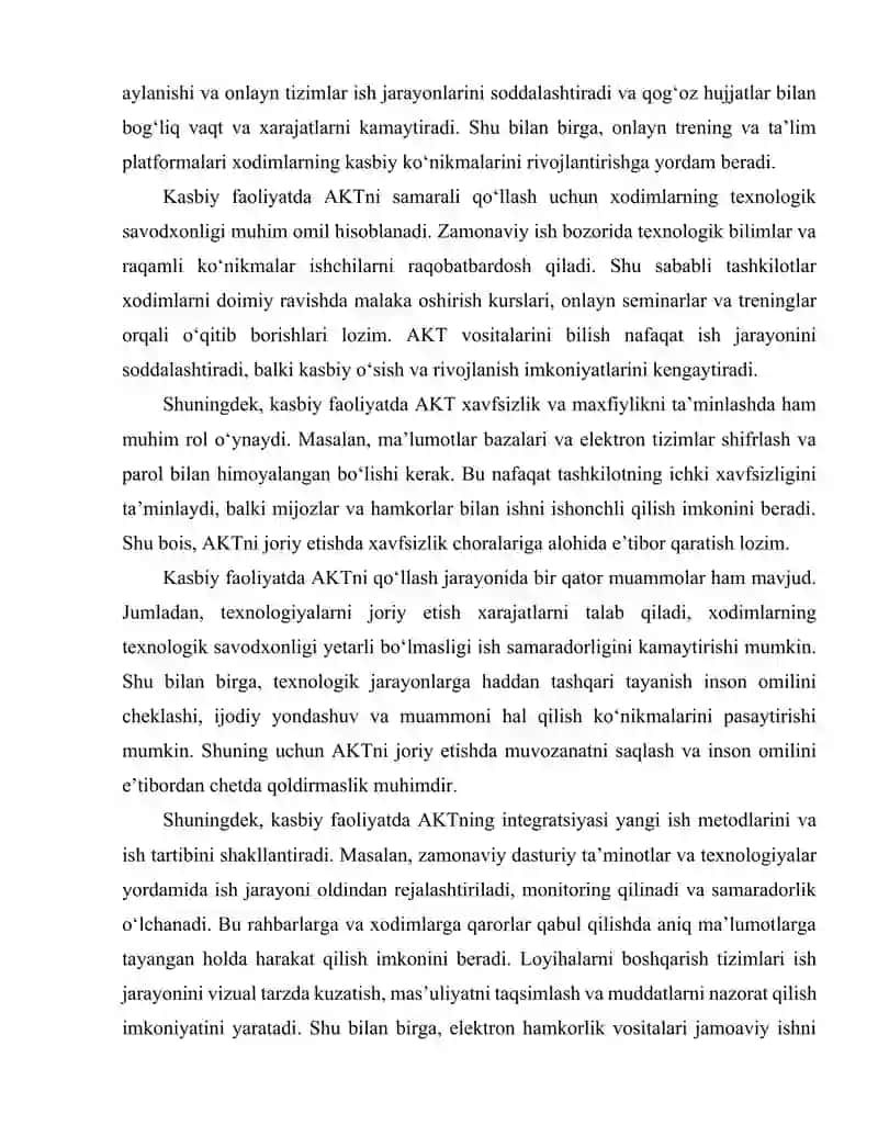 Kasbiy faoliyatda zamonaviy axborot-kommunikasiya texnologiyalaridan foydalanish 3