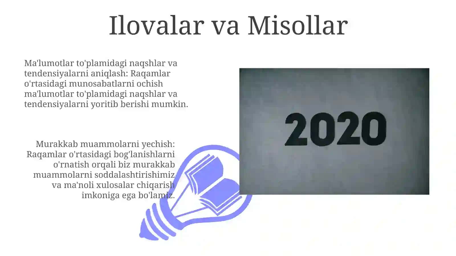 Raqamlar o'rtasidagi munosabatlar 3