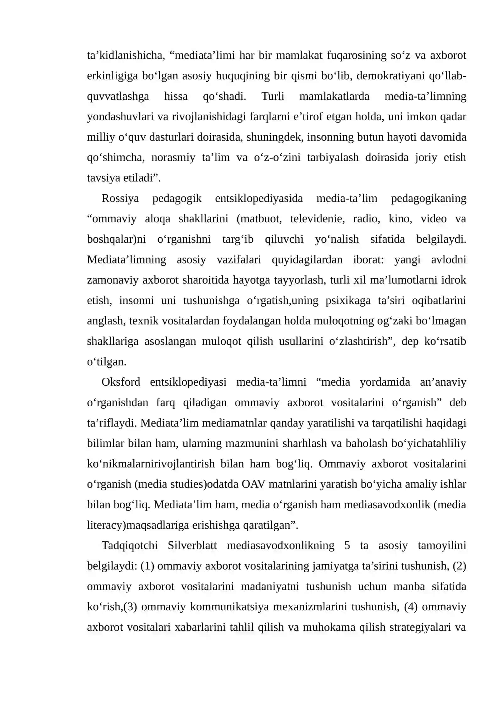 Media ta’lim nazariyasining pedagogikadagi o‘rni 3