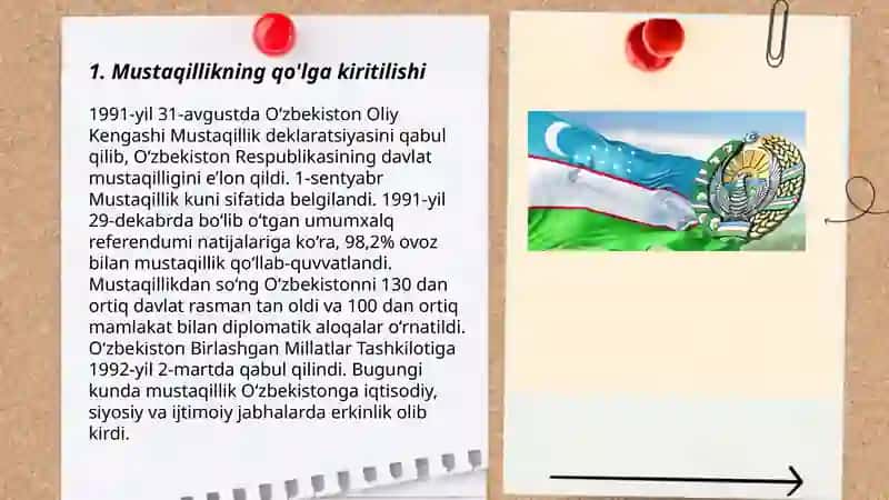 Ozbekiston mustaqiligi xaqida 3
