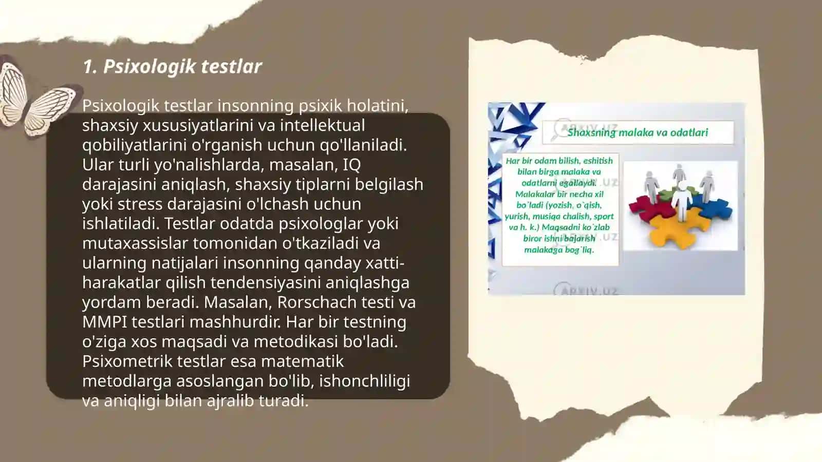 Psixologik testlar 3
