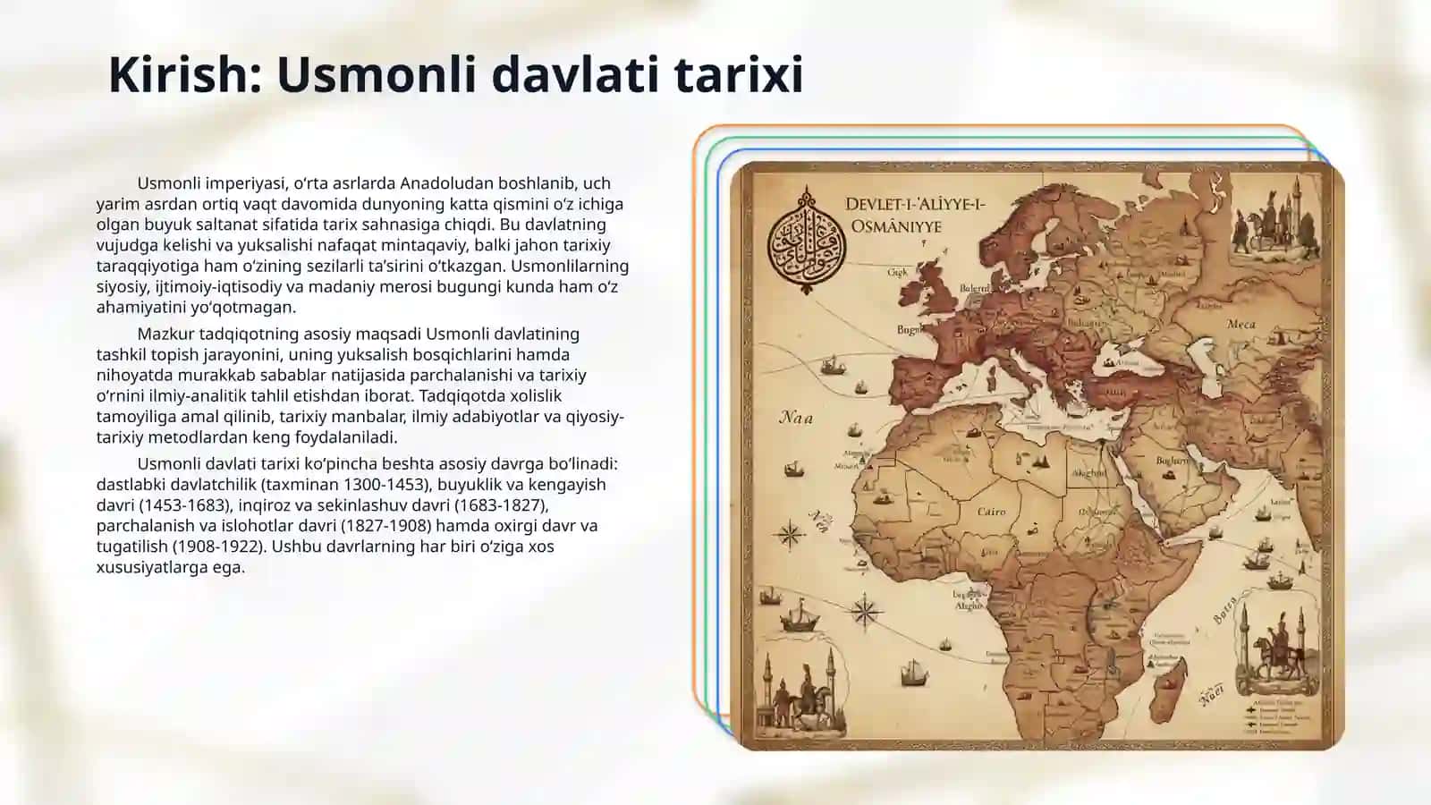 Usmonlilar imperiyasi tashkil topish va parchalanishi 3