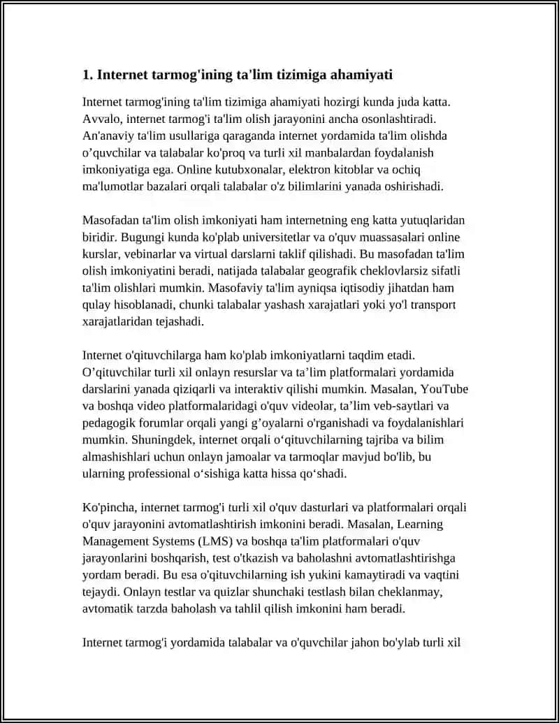 INTERNET TARMOG'INING HOZIRGI KUNDAGI AHAMIYATI 3
