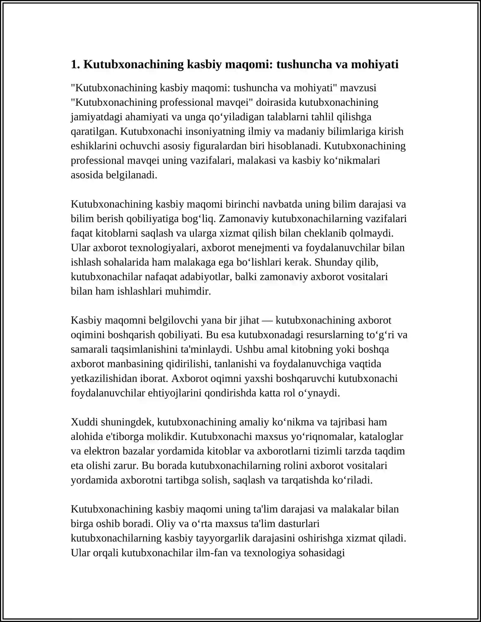 KUTUBXONACHINING PROFESSIONAL MAVQEI 3