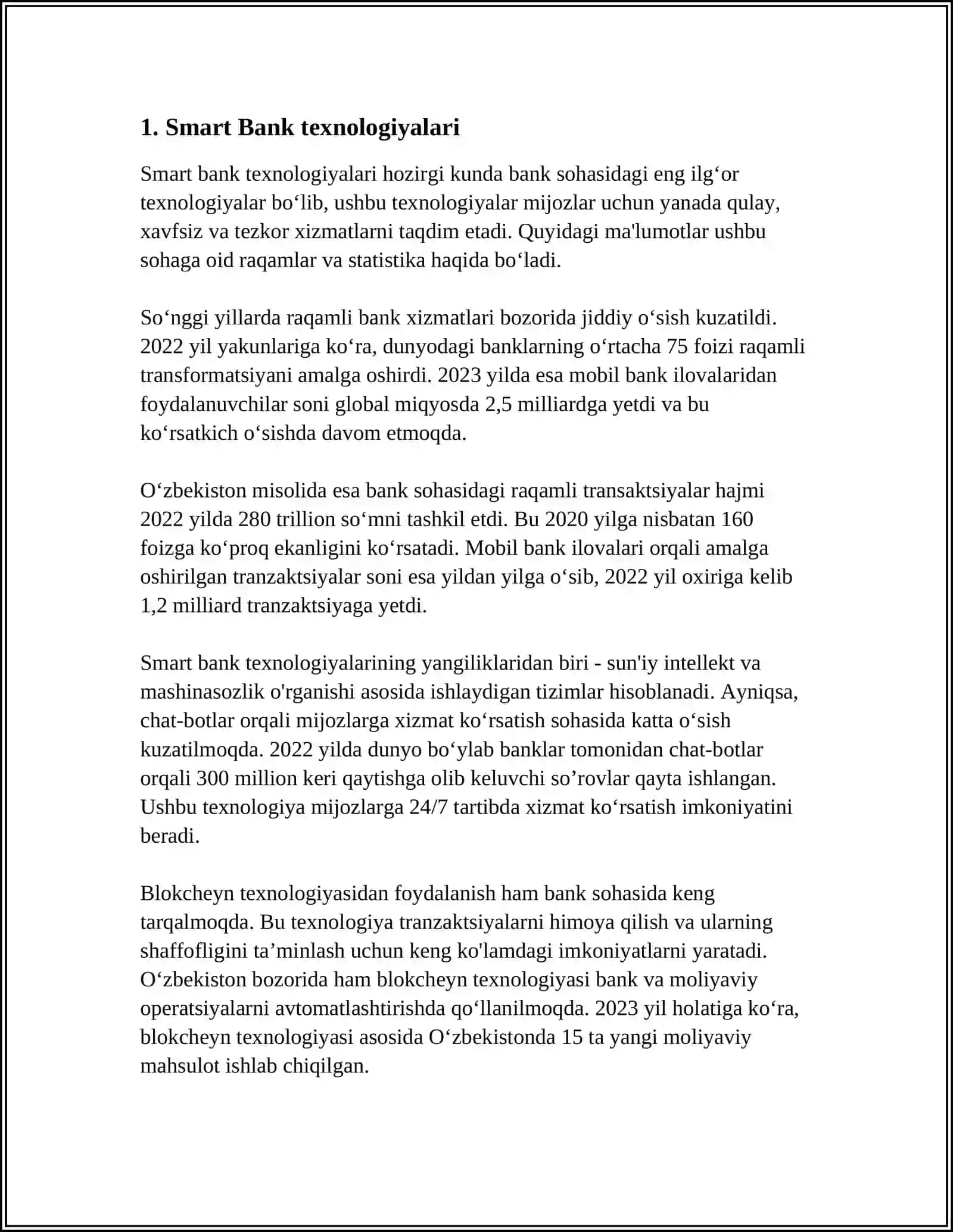 SMART BANK 3