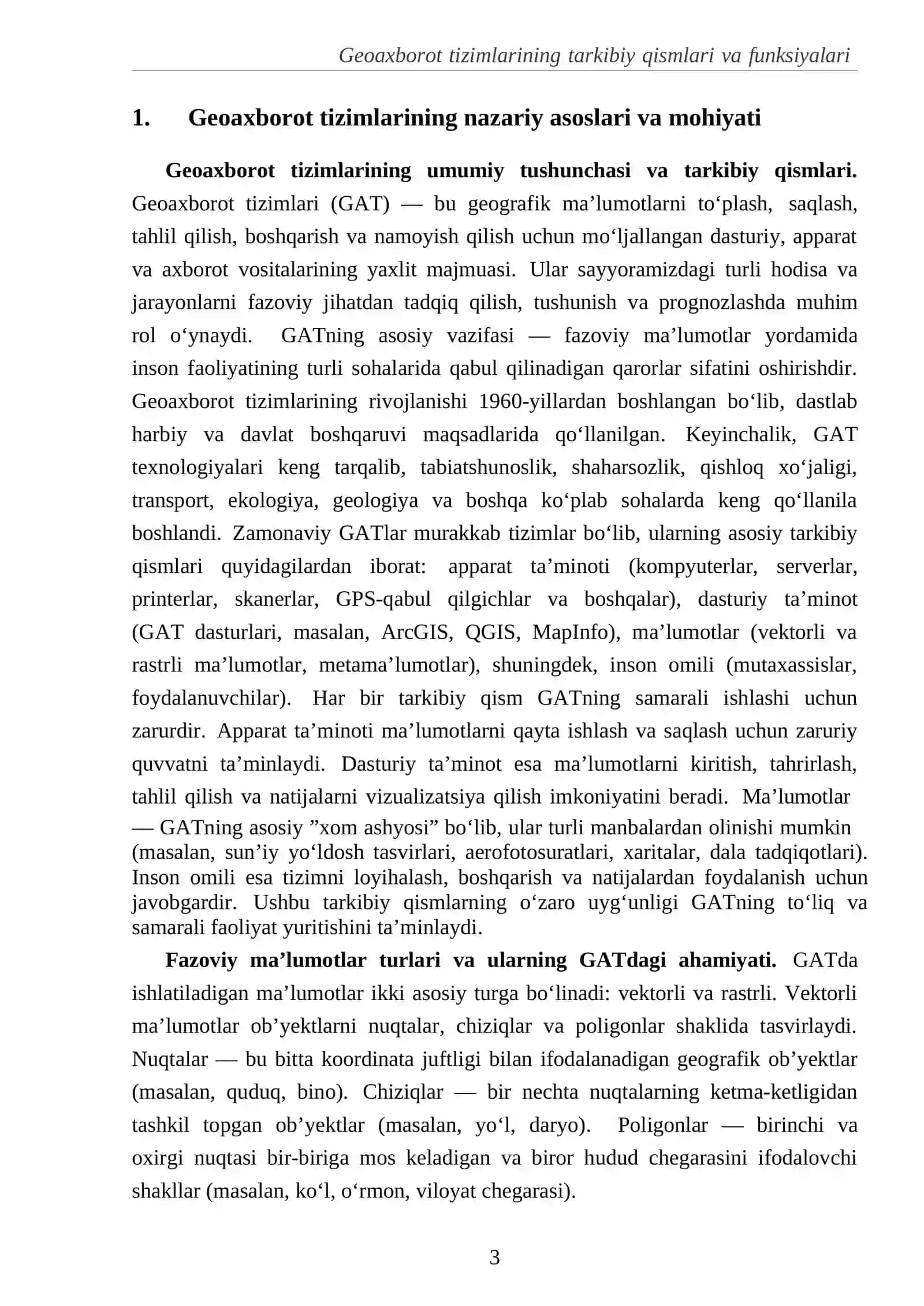 Geoaxborot tizimlari 3