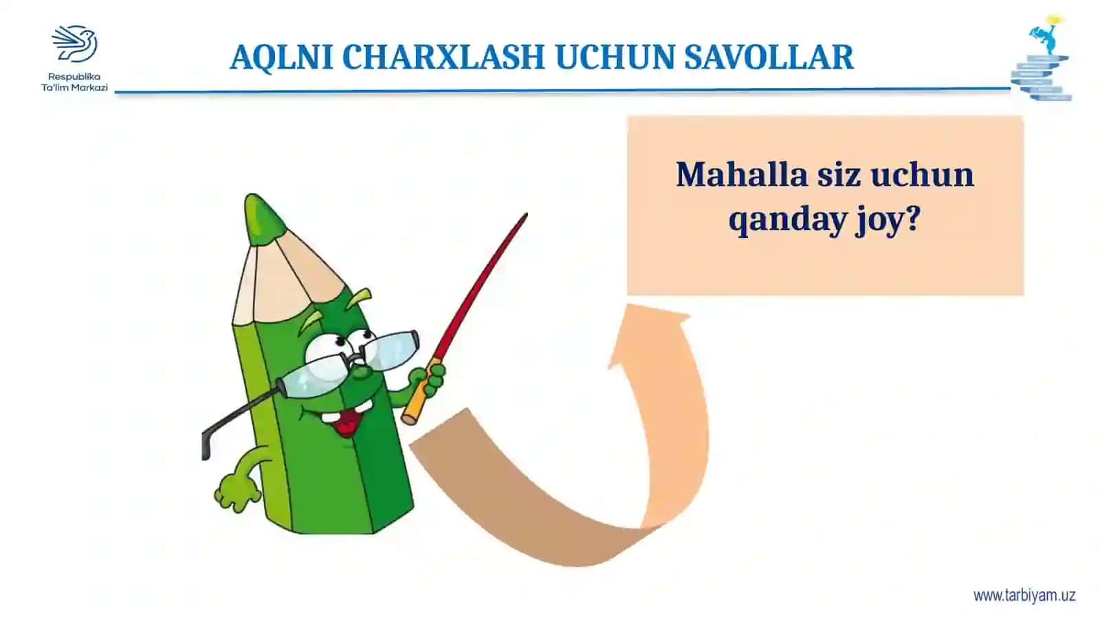 AQLNI CHARXLASH UCHUN SAVOLLAR 3