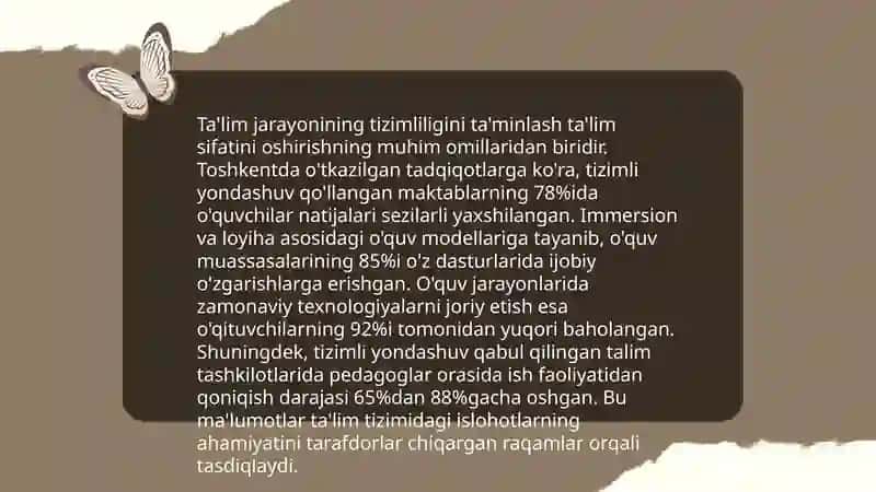 Ta'limning tizimlilik va izchillik prinsiplarini amalga oshirish qoidalari 3