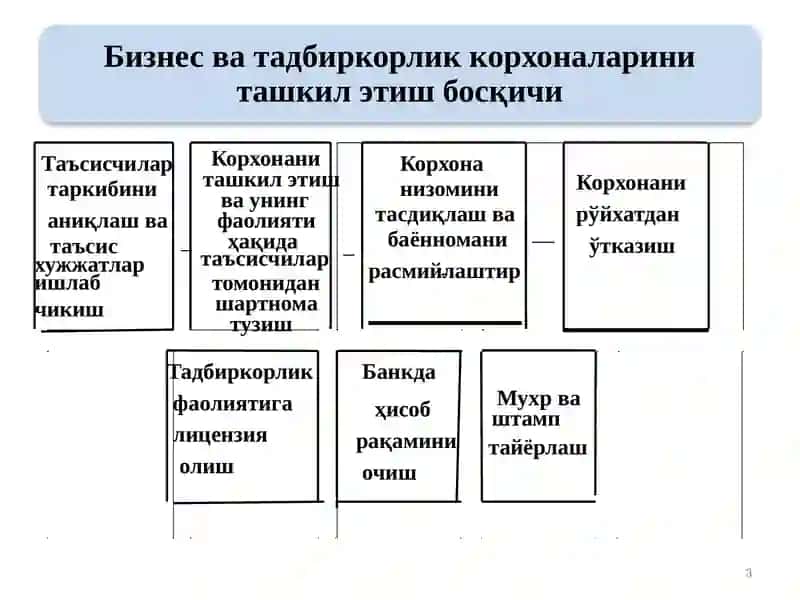 Тадбиркорлик фаолияти соҳасидаги рухсатбериш тартиб-таомиллари 3