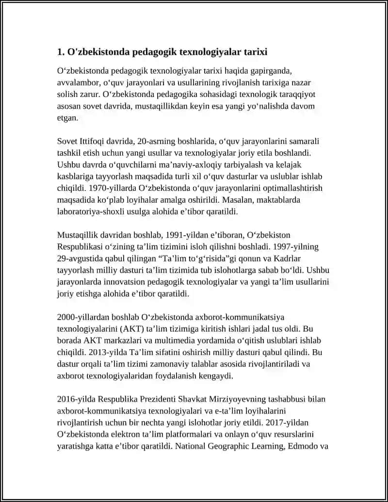 O'zbekistonda pedagogik texnologiyalar tarixi 3
