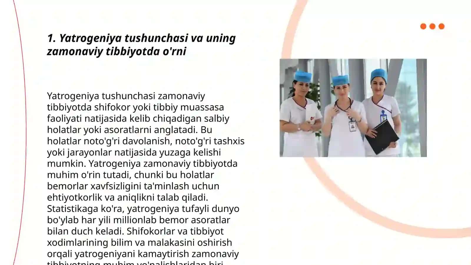 Hozirgi zamon tibbiyotida yatrogeniya muammolari 3
