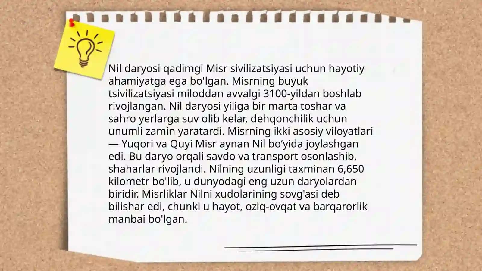 Nil daryosi va Misr sivilizatsiyasi 3