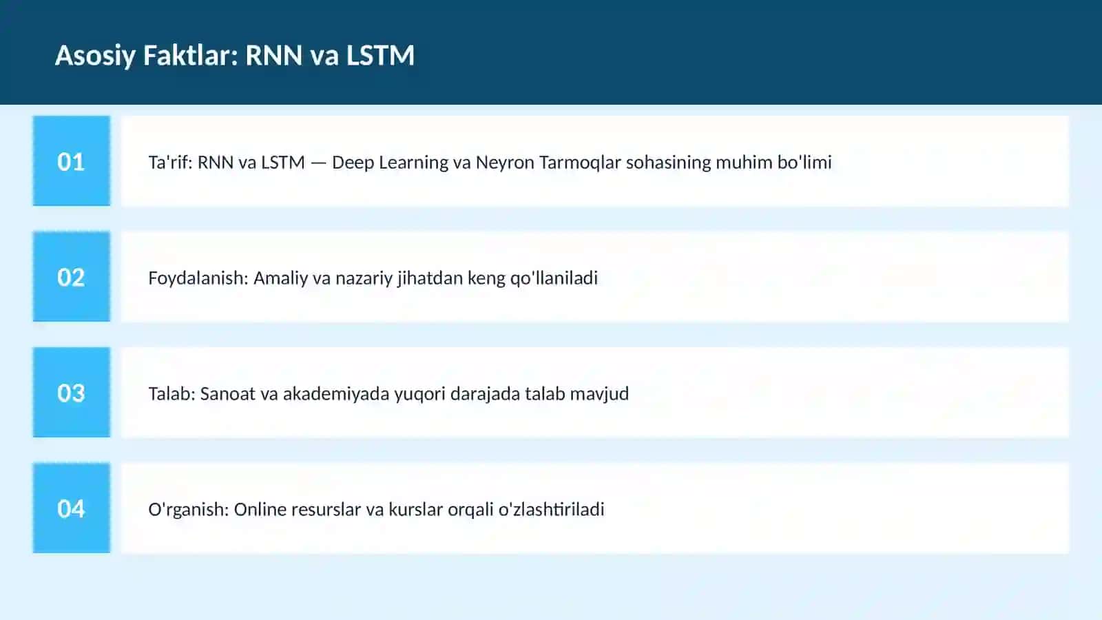 AI | DEEP LEARNING VA NEYRON TARMOQLAR 3