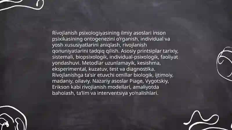 Rivojlanish psixologiyasi 3