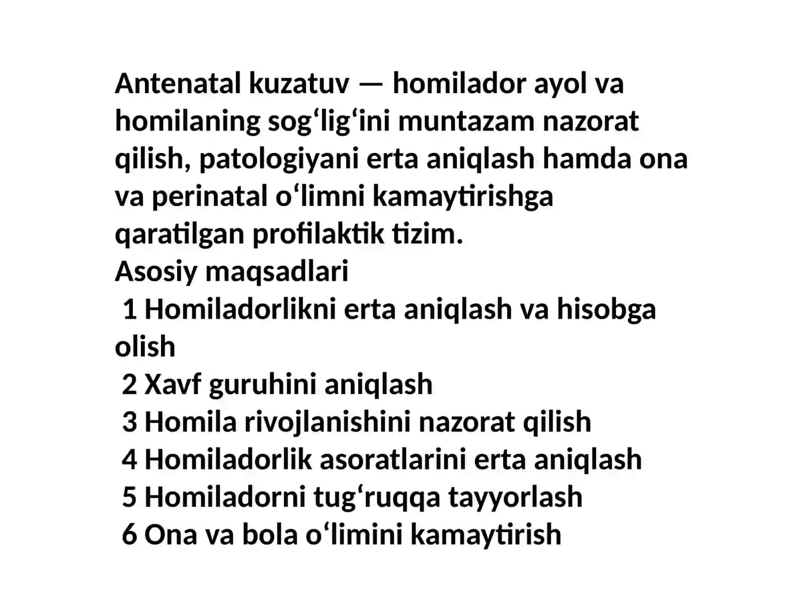 Antenatal kuzatuvning zamonaviy konsepsiyasi 3