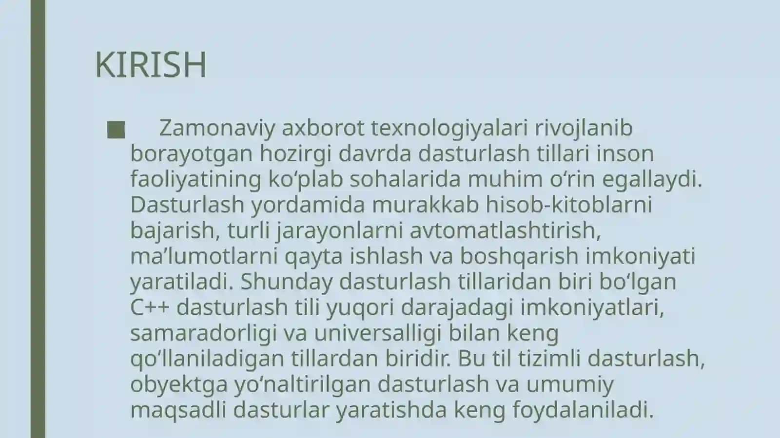 C++ dasturlashtilida shart operatorlari 3