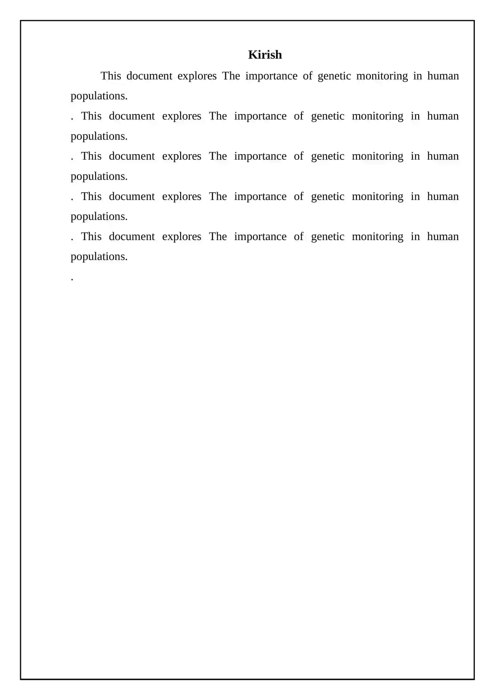 Odamlar populyatsiyasida genetik monitoring ahamiyati 3