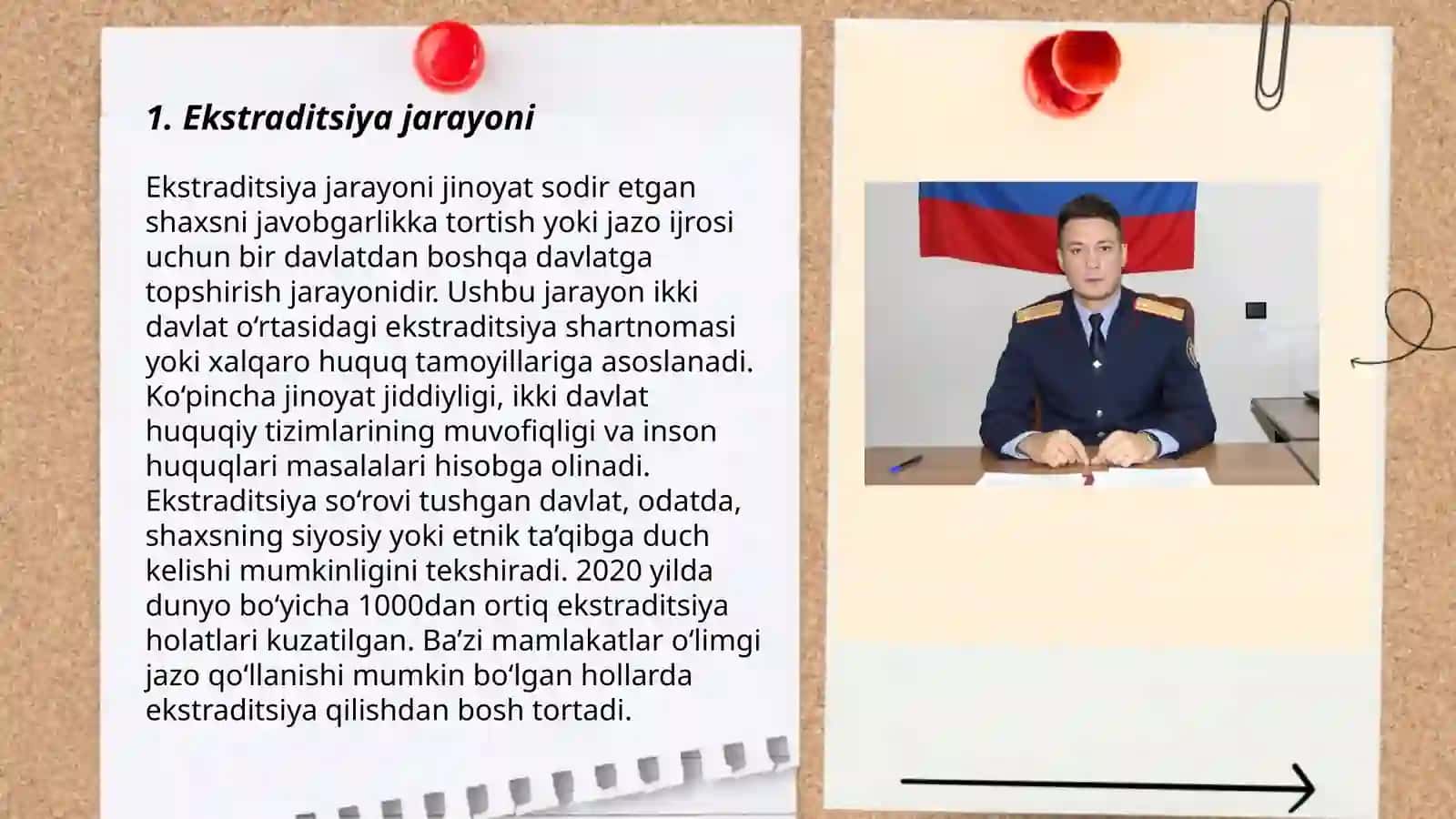 Jinoyat ishlari bo'yicha o'zaro huquqiy yordam va ekstraditsiya 3