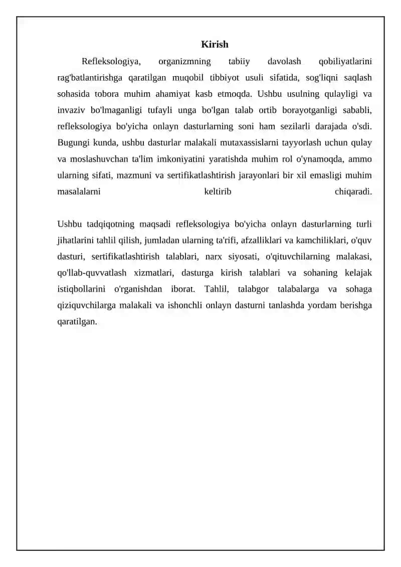 Onlayn Refleksologiya Dasturlari: Ta'rifi, Afzalliklari va Kamchiliklari 3